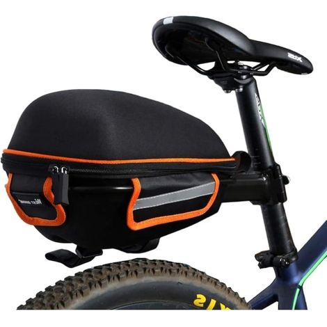 Porte-vélos haut de gamme Simply Joy, étanche et réfléchissant, facile à installer, grande capacité, cadeau idéal pour les cyclistes, noir (1/5)
