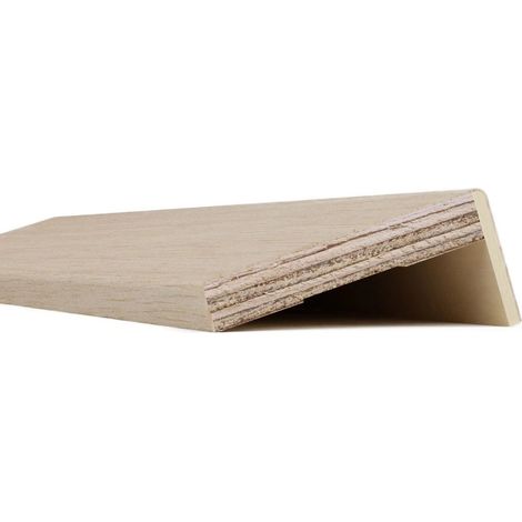Coprifilo noce tanganika impiallacciata piatta con aletta mm 90 x 10 x 2250 (1/4)