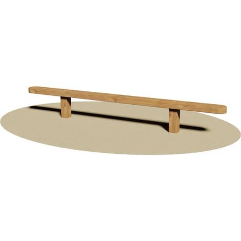 Asse di equilibrio Giochipark fisso o oscillante legno pino EN 1176 da interrare - Asse fissa