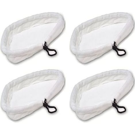 Lavable Durable Chiffons de Rechange pour Balai Vapeur Lot de 4 Chiffons de Rechange pour Balai Vapeur Tampons de Rechange pour nettoyeurs Vapeur de Forme Triangulaire pour de Nombreux (1/5)