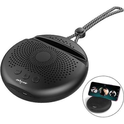 L'enceinte Bluetooth stéréo portable ZEALOT S24 est dotée d'une lanière et d'un emplacement pour carte SIM, prenant en charge les appels mains libres et la fonctionnalité de carte TF. (1/4)