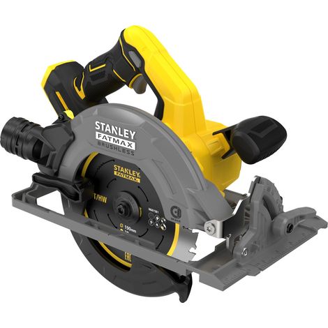 Sega circolare Stanley FATMAX SFMCS551B-XJ 18V Brushless Ø190 mm – profondità 65 mm, solo corpo macchina