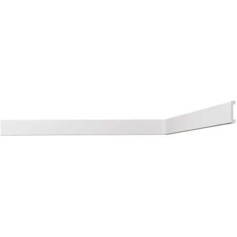 BATTISCOPA DECORATIVO SERIE 'LUXSTYL' mod. 'L6513' - mm 13 x 65