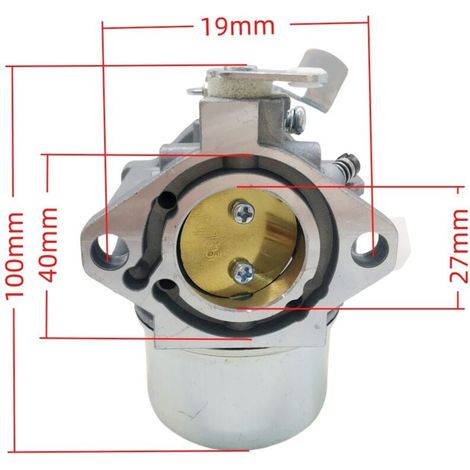 Carburateur compatible avec les tracteurs de pelouse 699831, 694941, 499158, les tondeuses à gazon 808-038, les accessoires de carburant pour tracteurs.