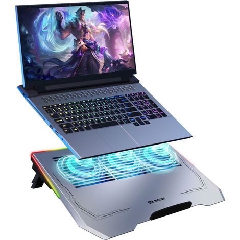 Base de refrigeración RGB Mozos LS6-RGB para portátil (1/5)