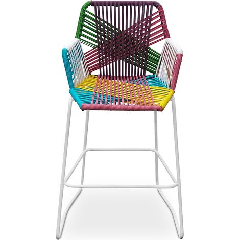 Taburete de Diseño Boho Bali de Ratán - 75cm - Tale