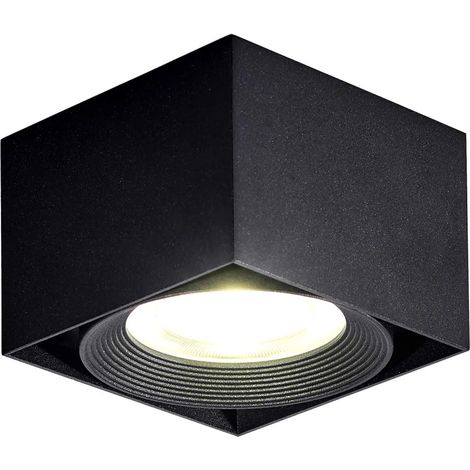 10W LED Ceiling Spotlight Lamp,Ceiling Spotlights,Ceiling Light, Adjustable Ceiling Spotlights,LED Ceiling Lights,Ceiling Lighting,IP20,10x10x7cm (Black-4000K) [Energy Class A+] (1/5)