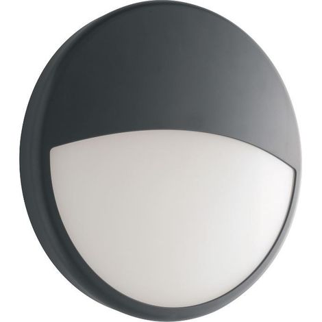 PLAFONIERA LED EVER PAL GRIGIA 20W 22CM 4000K IP6. (1/2)