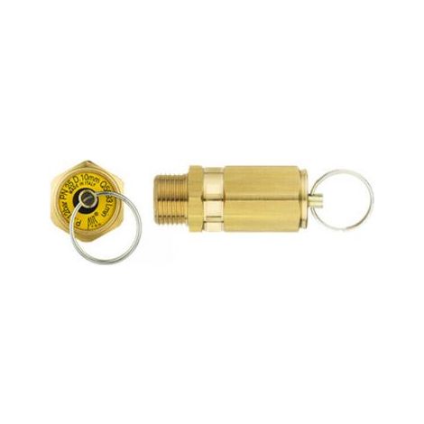 VALVOLA ORDINARIA DI SICUREZZA PER COMPRESSORI AD APERTURA TOTALE F 1/4 (35085)