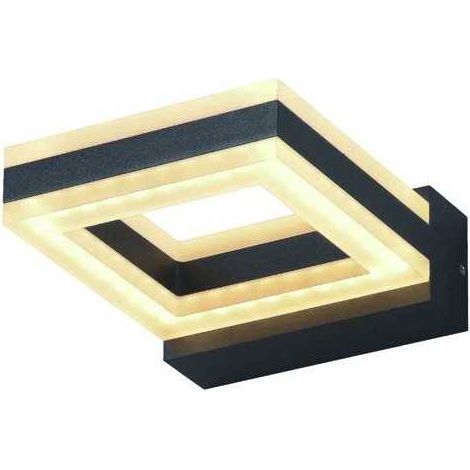 Aplique LED Vigor para exteriores Granada aluminio 12W-730Lm