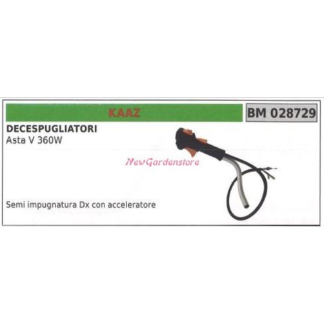Semi impugnatura dx con acceleratore KAAZ decespugliatore 028729