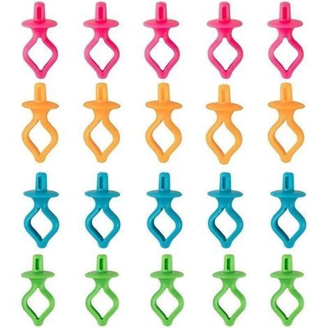 Porte-bobines, lot de 20, pour machine à coudre, couleur aléatoire (1/4)