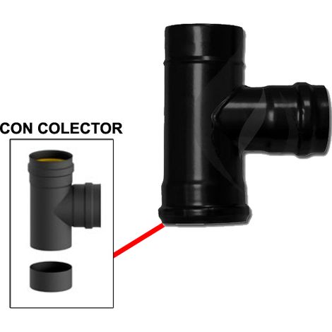 TE STUFA VETRIFICATO OPACO PELLET 90 - 80 MM