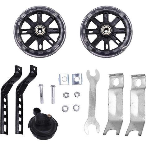 Roues stabilisatrices de vélo avec sonnette intégrée et stabilisateur silencieux pour vélos de 12, 14, 16, 18 et 20 pouces. (1/5)