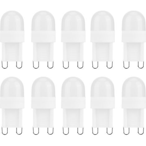 Ampoules LED à Base G9 1.5W, petite ampoule à Base BiPin pour lustre, éclairage intérieur 230V, 10 pièces (1/5)