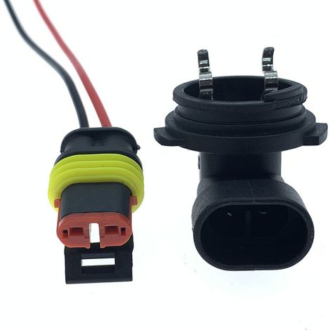 1400209 Applicable aux douilles de feux antibrouillard Scania, kit de connecteurs à fibre optique pour camion 1445, véhicule 1.21592 -- douille + connecteur