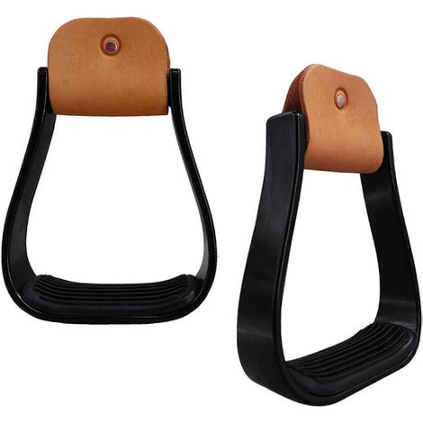 2x Étriers de réparation pour selle de cheval, pour l'équitation de plein air (1/5)
