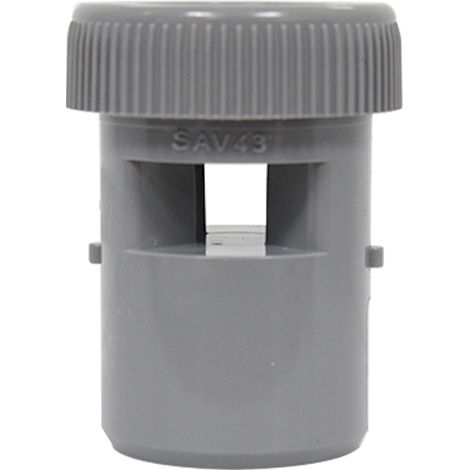 Nicoll – Clapet aérateur PVC 40mm à coller – Évite désamorçage siphons – Capacité d'entrée d'air 1,6 l/s – Installation verticale