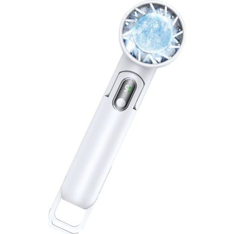 Ventilateur Pliable - USB - 3 Vitesses - Grille De Protection - Pour Bureau Ou Voyage - Blanc - 1 Pièce (1/5)