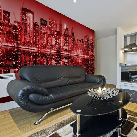 Papier Peint XXL "Red Hot NYC" 270x550cm (1/2)