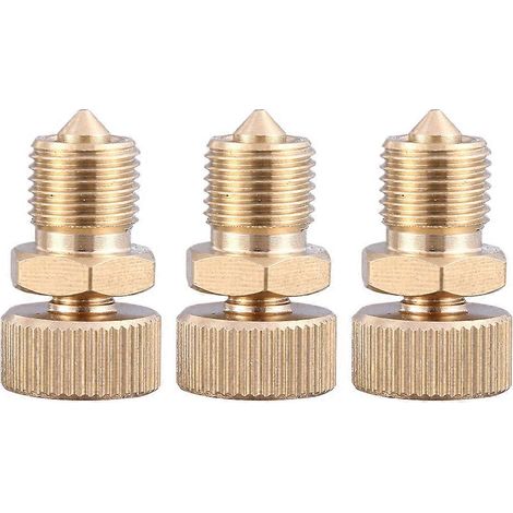 Kit de remplacement de pièces détachées pour soupape de sécurité à vis en cuivre pour pompe à air haute pression 30 MPa, couleur or. (1/3)