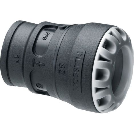 Raccord droit encliquetable PE Ø32 - Femelle 1"1/2 (40/49) - Série 1 - Plasson (1/2)