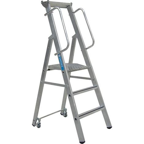 Zarges 341632 Mobile Mastersteps, Platform Height 0.78m 3 Rungs ZAR341632 (1/3)