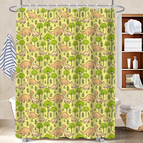 Voile de douche polyester 180x180 Étanche protection douche pour éviter les moisissures dans une pièce humide (1/5)
