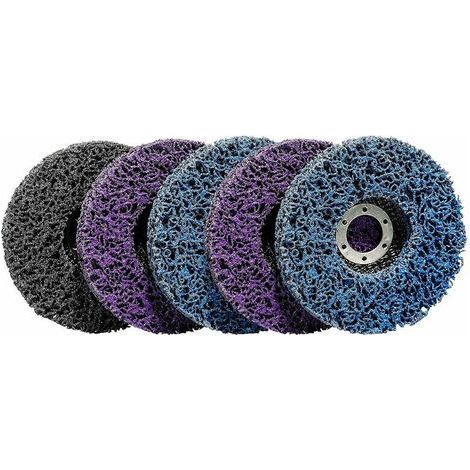 5 Disques de Nettoyage CSD 115 mm Pour Meuleuse d'angle En Nylon Pour éliminer la Rouille les Soudures Éliminer la Peinture la Rouille et l'oxydation (1/5)