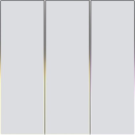 Interruttore luce AVATTO TS60-EU-W3 ZigBee a 3 canali (bianco) (1/4)