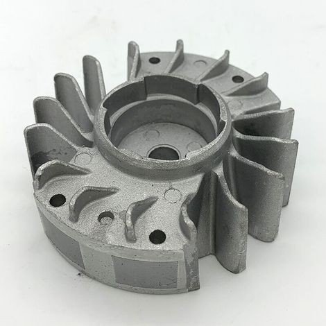 Compatible avec l'ensemble volant magnétique de tronçonneuse STIHL MS170 MS180 017 018, volant avec ventilateur, couronne d'engrenage de démarrage, composant central du système d'allumage. (1/4)