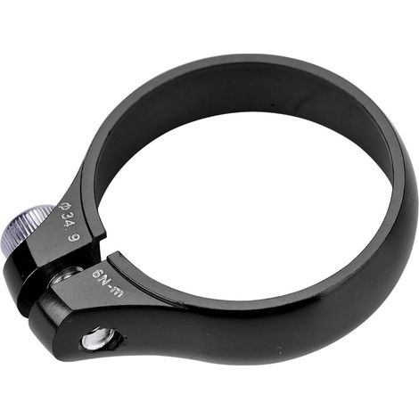 Collier de selle léger en alliage d'aluminium 34.9mm pour VTT et vélo de route (Noir) (1/5)