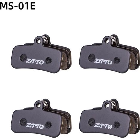 Plaquettes de frein à disque semi-métalliques pour VTT, lot de 4, compatibles avec les modèles M8020, M6100, MT200, universelles pour les accessoires de vélo E9, DB, ER, MT6, MT4. (1/5)