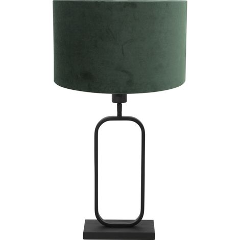 Steinhauer - tischlampe - Stang - schwarz - metall veloursstoff -
