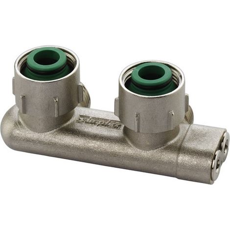 Simplex Umlenkhahnblock Kreuzungshahnblock 3/4'' Eurokonus Eckform F10079