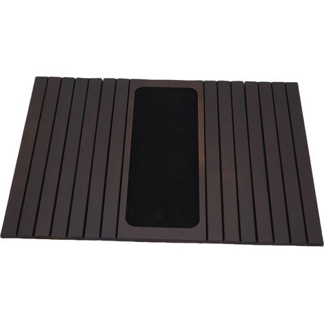 Table Plateau Accoudoir Canapé Antidérapant Silicone – Isolation Thermique Support Tasse Téléphone Télécommande En-cas, Marron (1/5)