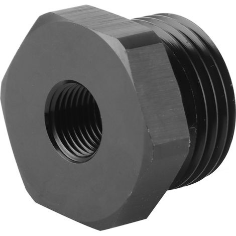 Bouchon de port à filetage droit à tête hexagonale AN-10 ORB avec joint torique NBR, en aluminium, réutilisable (1/5)
