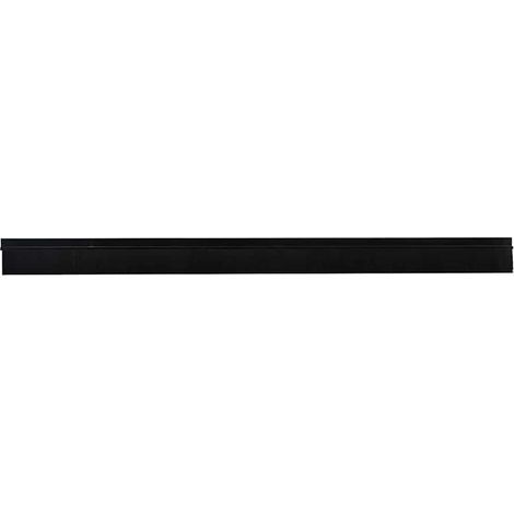 Brosses de porte adhésives 2 pcs Noir 100 cm (1/5)
