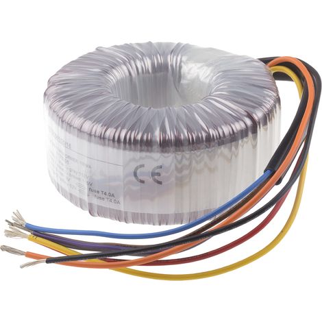 Transformateur torique RS PRO 2 sorties, 2 x 115V c.a. 2 x 12V c.a., 100VA ( Prix pour 1 ) (1/3)