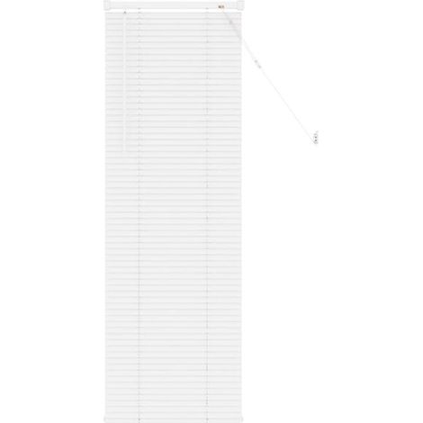 Stores vénitiens blancs, 150 x 40 cm, PVC 25 mm