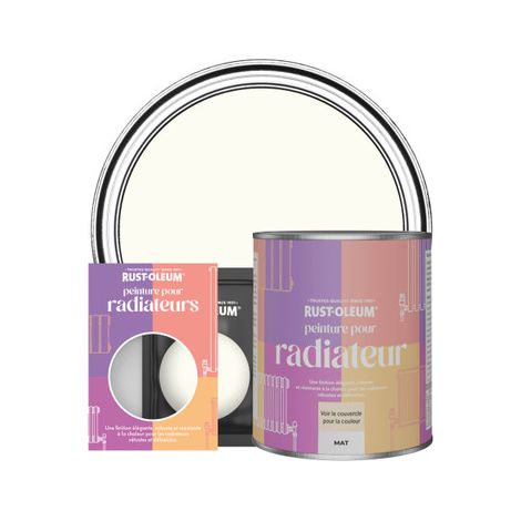 Peinture pour Radiateur, Finition Mate - Blanc Antique (1/2)