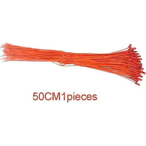 Système d'allumage électrique pour feux d'artifice (1 à 100 pièces) - Détonateur - Couleur : 1 pièce, 50 cm (1/4)