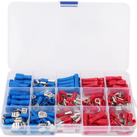 200/300/360pcs Lot de Cosses à Sortir en Cuivre Étamé, Kit de Connecteurs Électriques Isolés pour Câblage (1/5)