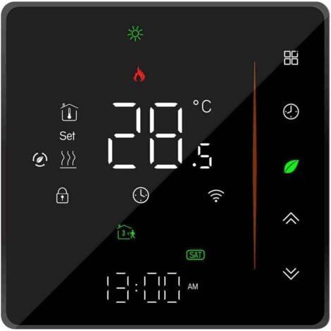 Smart Home Thermostat, Weekly Programmable Wi-Fi Thermostat, Energy Saving Wireless Thermostat with App Control for Underfloor Heating. (1/4)
