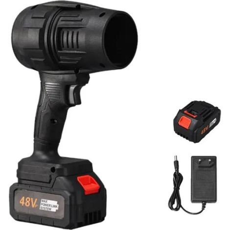 Souffleur à Jet Turbo sans Fil, Air Super Puissant, Mini Dépoussiéreur Portable pour Séchage de Voiture (Noir)