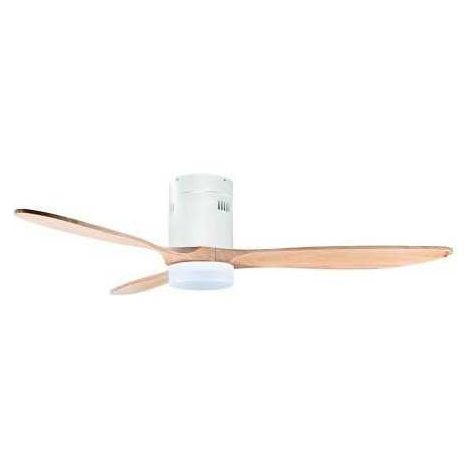 Ventilador Techo Dc 132cm 35w Blanco/Madera ORBEGOZO
