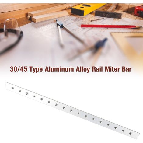 Rails coulissants en T pour le travail du bois, rainures universelles de type 30/45 (1/5)