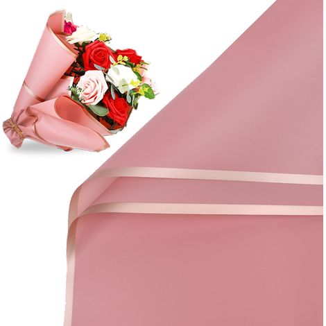 Papier d'emballage Floral Étanche - 58 x 58 cm - Pour Bouquets de Fleurs Fraîches - 20 Feuilles (1/5)
