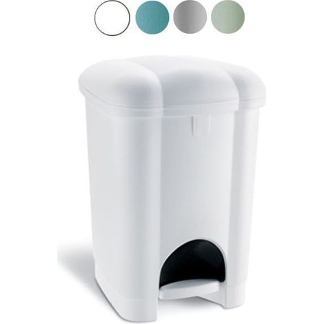 Pattumiera Pedale Carolina L 16 Grigio Tontarelli
