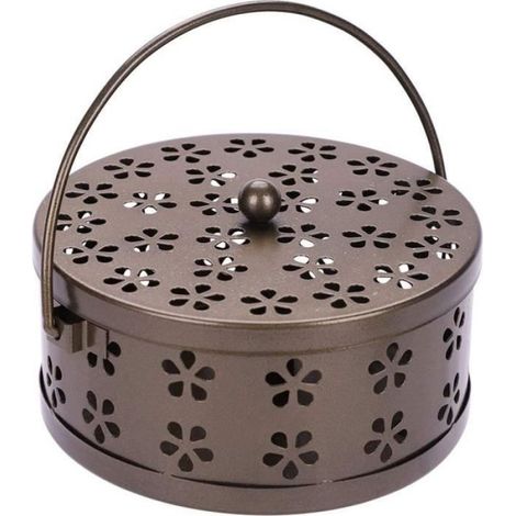 Porte-moustique classique brûleur d'encens portable brûleur d'encens en métal porte-moustique avec poignée( REFRIGERATEUR CLASSIQUE (1/5)